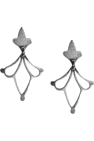 GoldNera 925 Sterling Silver Silver Plated Drop Earrings