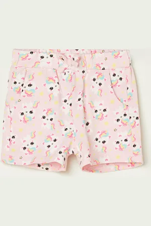 Lifestyle Girls Conversational Printed Pure Cotton Shorts