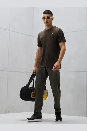 TECHNOSPORT Men Jacquard Double Cool Slim Fit Sports Tshirt