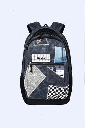 GEAR Boys Graphic Printed Water Resistance Backpack