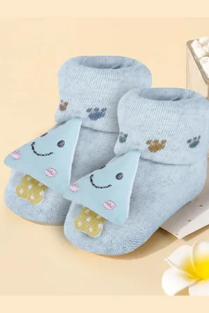 Baby Moo Infants Kids Pink Cotton Socks Booties