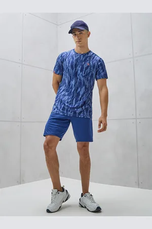 TECHNOSPORT Men Jacquard Double Cool Slim Fit Sports Tshirt