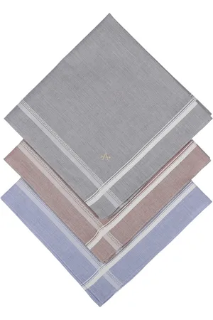 Arrow Men Pack Of 3 Pure Cotton Handkerchiefs