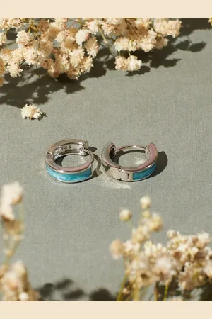 Salty Stainless Steel Hoop Earrings
