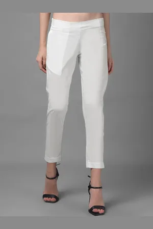 Dollar Missy Women Smart Slim Fit Wrinkle Free Cotton Trousers