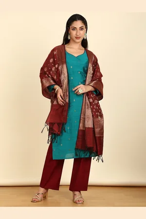 Soch Ethnic Motifs Woven Design Unstitched Dress Material
