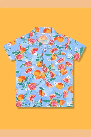 Superminis Boys Standard Floral Printed Casual Shirt