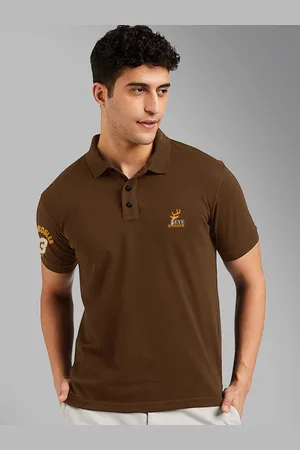 Eyebogler Men Polo Collar T-shirt