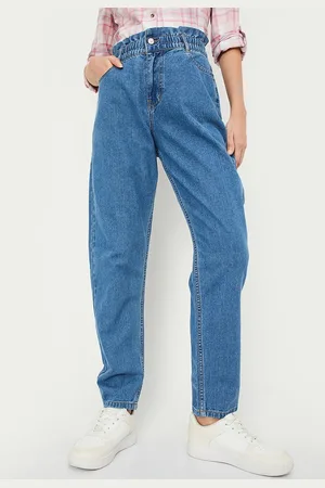 Max Collection Women Mid-Rise Clean Look Cotton Jeans