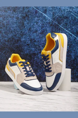 ID Men Colourblocked Vegan Leather Sneakers