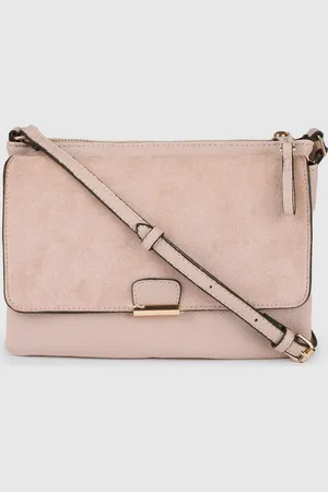 Accessorize London Women Faux Leather Suede Finish Cassie Sling Bag