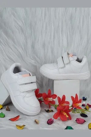 BAESD Kids Round Toe Memory Foam Sneakers