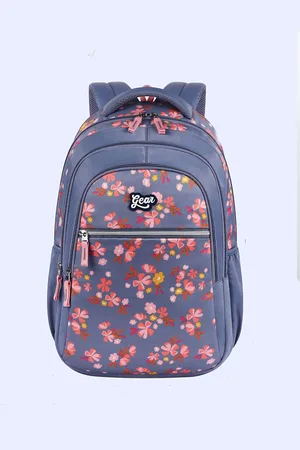 GEAR Girls Floral Printed Backpack