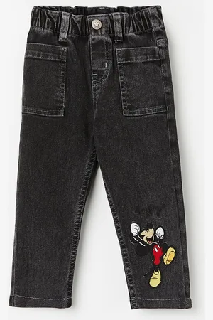 Lifestyle Boys Mid Rise Clean Look Embroidered Stretchable Jeans