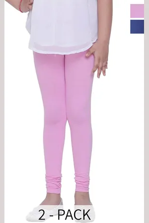 BAESD Girls Pack Of 2 Churidar Length Leggings