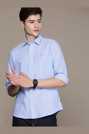 Nautica Men Classic Opaque Semiformal Shirt