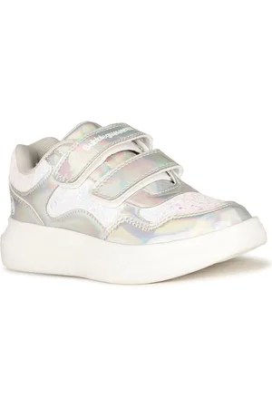 Bubblegummers Kids Textured Comfort Insole Basics Sneakers With Velcro Closure