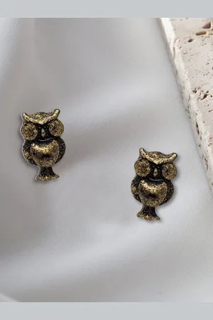 Comet Busters Animal Shaped Antique Studs Earrings