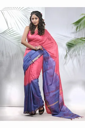 Charukriti Tie & Dye Zari Saree
