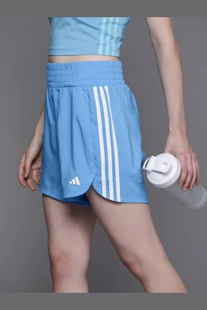 adidas Women 3-Striped Pacer High-Rise Woven Training Shorts