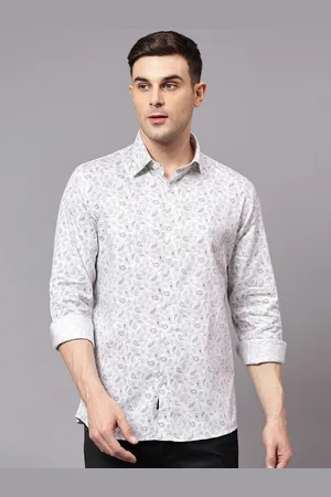 CANTABIL Comfort Floral Opaque Paisley Printed Cotton Casual Shirt