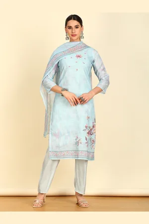 Soch Printed Linen Unstitched Dress Material