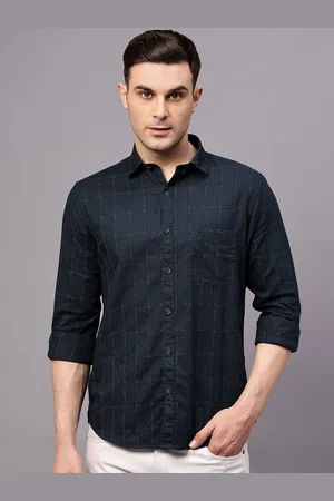 CANTABIL Comfort Opaque Checked Cotton Casual Shirt