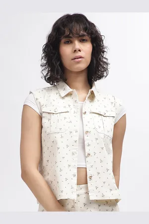 ICONIC Women Printed Regular Fit Cotton Shirt