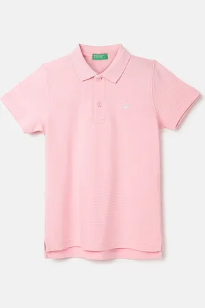 Benetton Boys Polo Collar Pure Cotton T-shirt