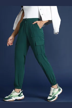 Mast & Harbour Women Solid Relaxed Fit Joggers