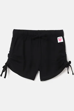 Benetton Girls Mid-Rise Pure Cotton Shorts