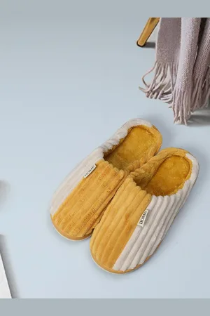 Mast & Harbour Women Colourblocked Winter Room Slippers