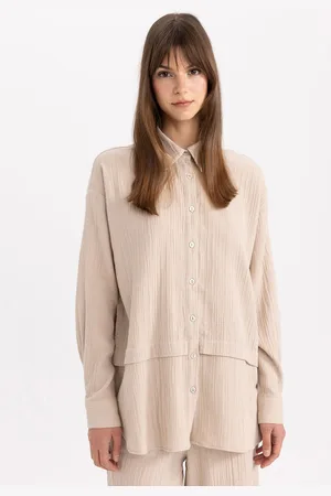 DeFacto Spread Collar Long Sleeves Shirt