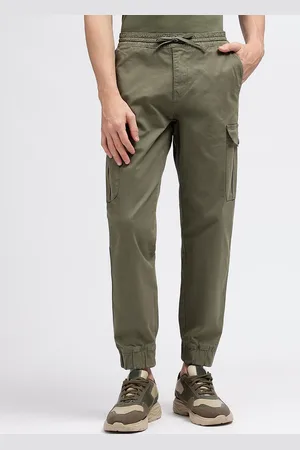 ICONIC Men Solid Relaxed Fit Trouser