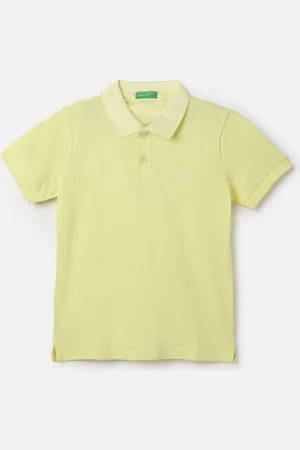 Benetton Boys Polo Collar Pure Cotton T-shirt