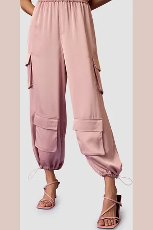 Muvazo Women Relaxed-Fit Mid Rise Joggers