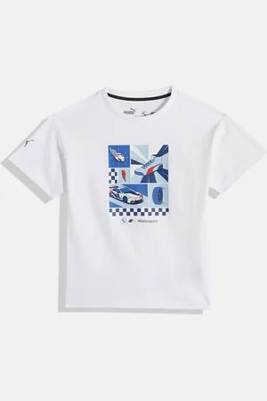 PUMA Kids BMW Motorsport Printed Pure Cotton T-shirt