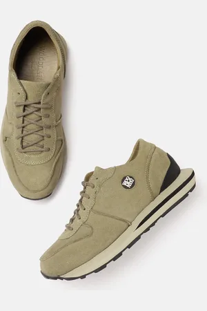 Woodland Men Round-Toe Everyday Suede Sneakers