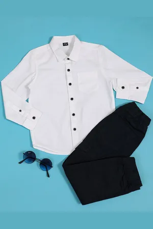 HOOP Boys Opaque Casual Shirt
