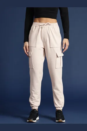 Mast & Harbour Women Solid Relaxed Fit Joggers