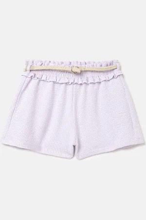 Benetton Girls Striped Technology Shorts