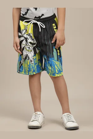Kidsville Batman Printed Regular Shorts