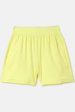 Benetton Girls Self Design Shorts