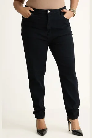 FREAKINS Women Plus Size Skinny Fit Stretchable High-Rise Jeans