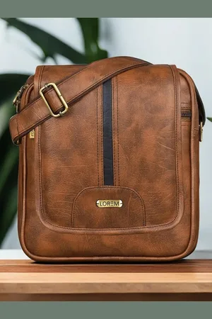 Lorem Textured Structured Cross Body Sling Bag