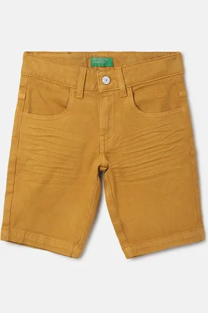 Benetton Boys Mid Rise Denim Shorts