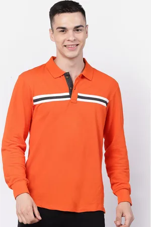 Kalt Polo Collar Long Sleeves Cotton Casual T-shirt