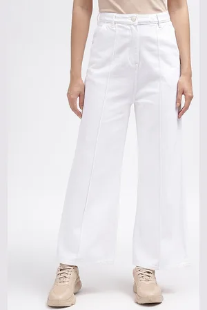 Elle Women Flared Mid Rise Cotton Jeans
