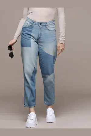 Moda Rapido Women Pure Cotton Boyfriend Fit Heavy Fade Jeans