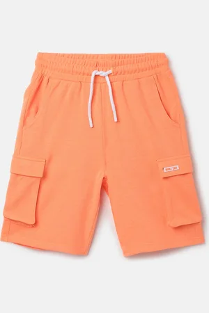 Benetton Boys Regular Fit Mid Rise Cargo Shorts